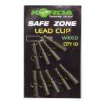 Safe Zone Lead Clips - weed - 10